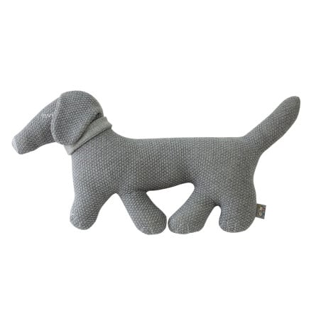 Handcrafted plush - knitted blanket - Dachshund dog