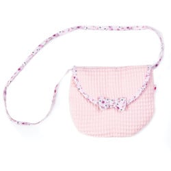 Rose Liberty honeycomb shoulder bag with coin purse
