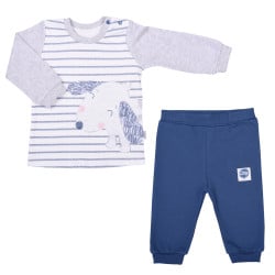 Baby clothes set - 2-piece organic cotton pajamas - Dog