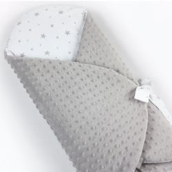 Sevira Kids - Evolutive and multi-use swaddling sleeping bag - baby nest - Label d'Or Innovation - Minky