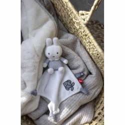 Miffy newborn gift box - baby comforter, rattle and gray sailor plush