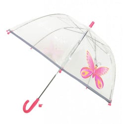 Parapluie enfant transparent, Papillon