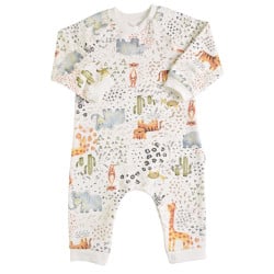 Pyjama bébé en coton bio, Safari