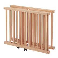 Foldable playpen, Natural wood