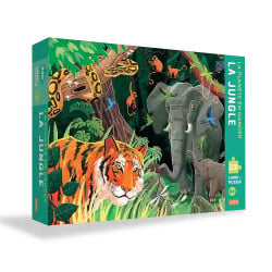 Puzzle & Livre - La planète en danger - La jungle RECTO